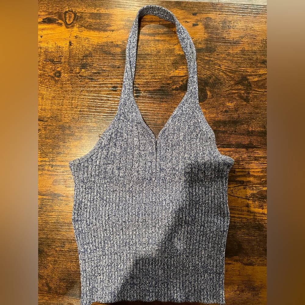 Gorgeous Guess blue halter top